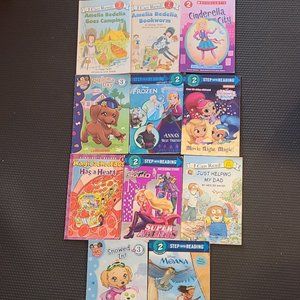 Lot of 11 various child books- see Note.